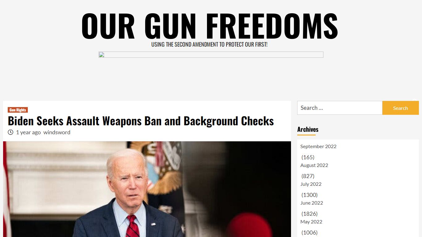 Biden Seeks Assault Weapons Ban and Background Checks